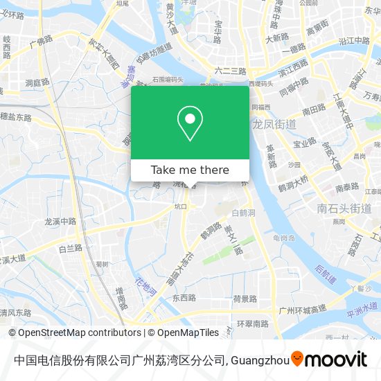 中国电信股份有限公司广州荔湾区分公司 map