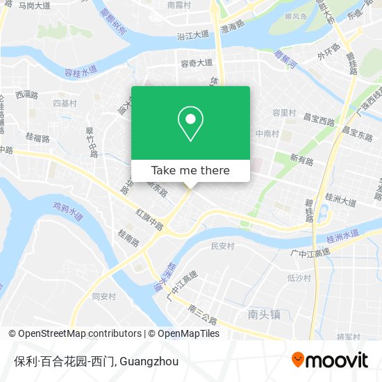保利·百合花园-西门 map