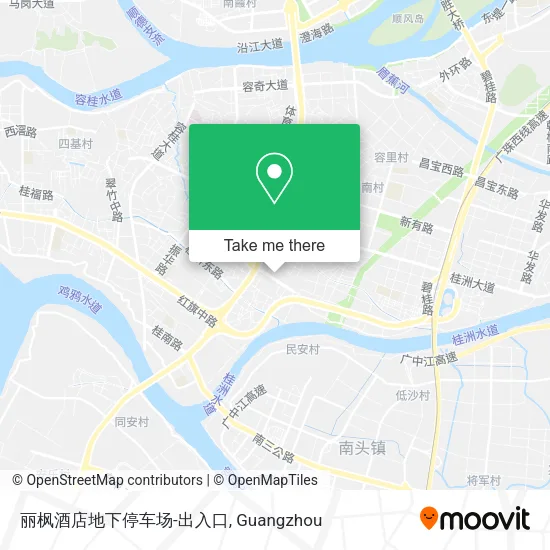 丽枫酒店地下停车场-出入口 map