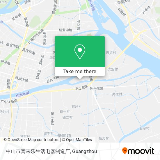 中山市喜来乐生活电器制造厂 map