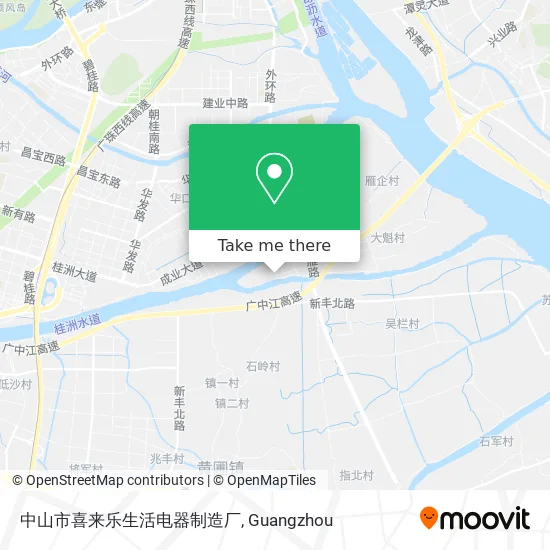 中山市喜来乐生活电器制造厂 map