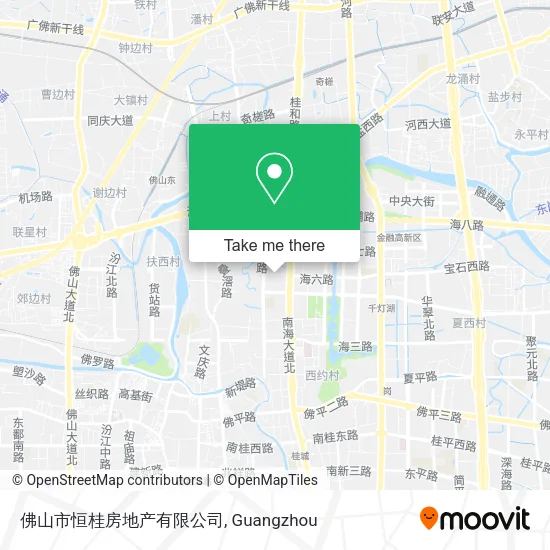 佛山市恒桂房地产有限公司 map