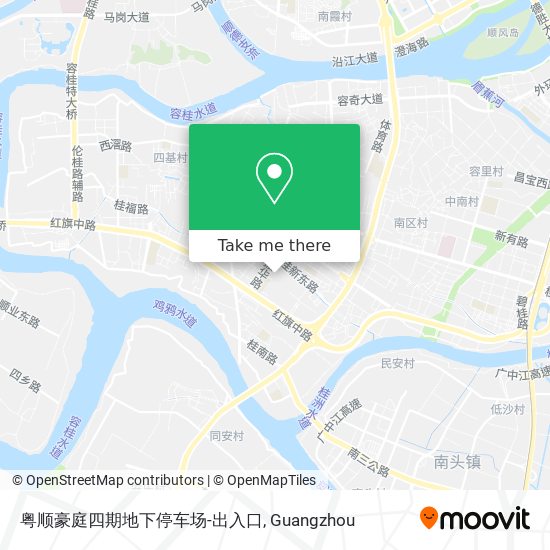 粤顺豪庭四期地下停车场-出入口 map