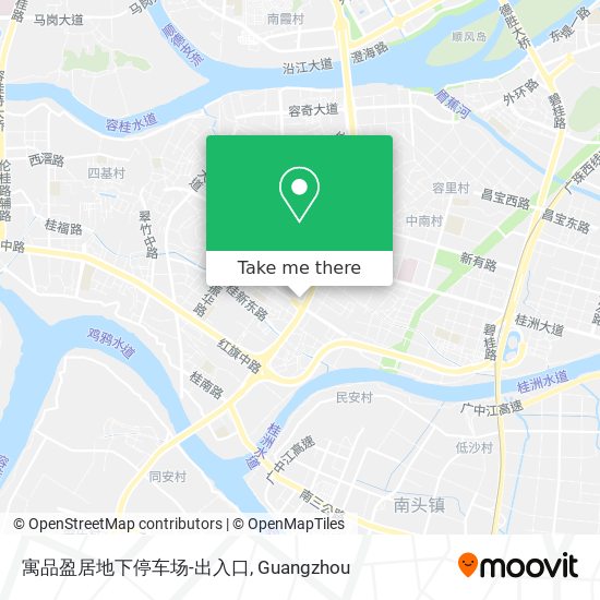 寓品盈居地下停车场-出入口 map
