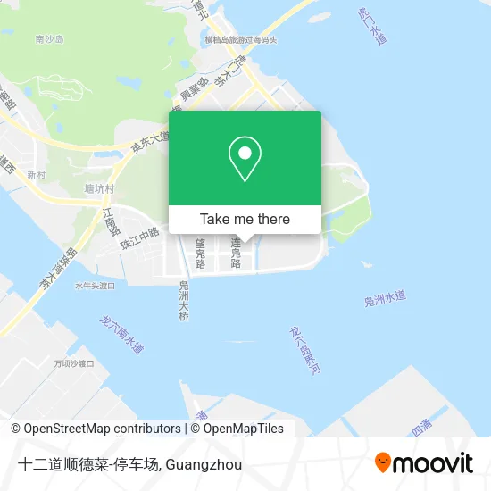 十二道顺德菜-停车场 map