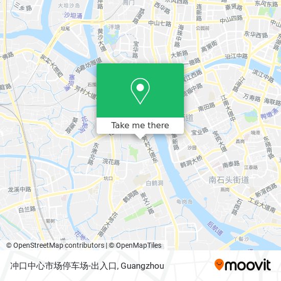 冲口中心市场停车场-出入口 map