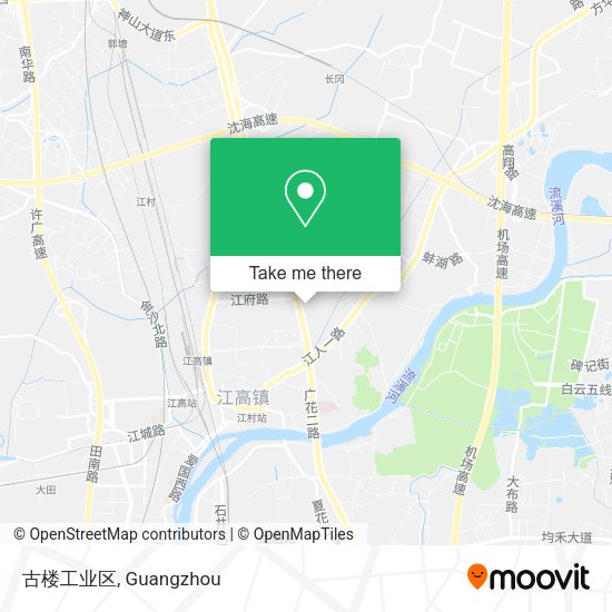 古楼工业区 map