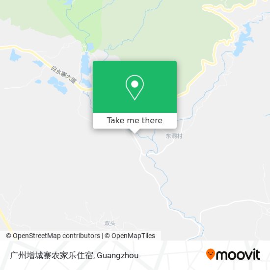 广州增城寨农家乐住宿 map