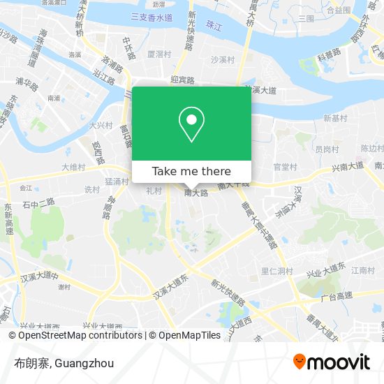 布朗寨 map