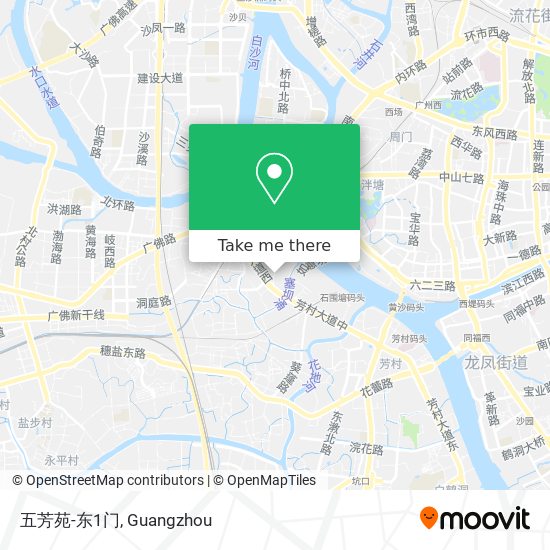 五芳苑-东1门 map
