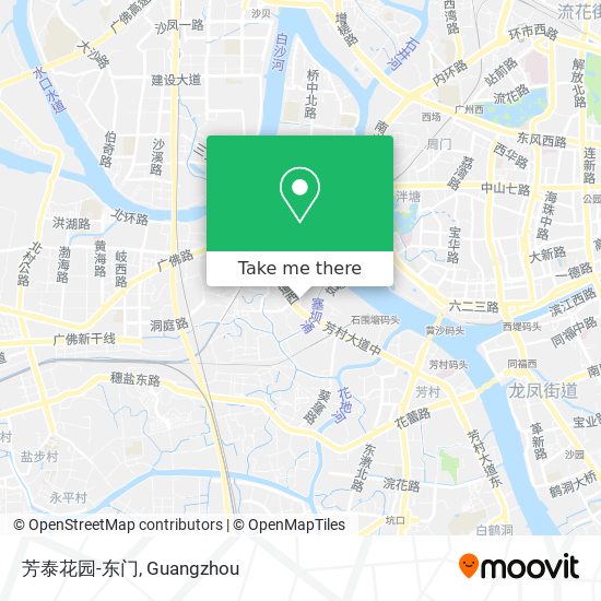 芳泰花园-东门 map