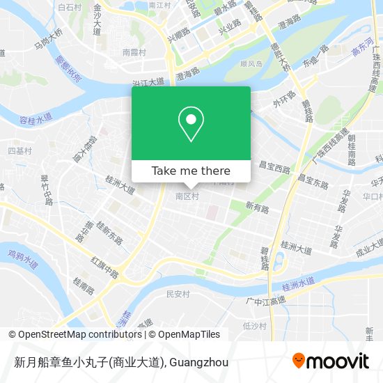 新月船章鱼小丸子(商业大道) map