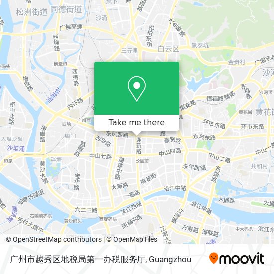 广州市越秀区地税局第一办税服务厅 map