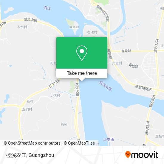 槎溪农庄 map