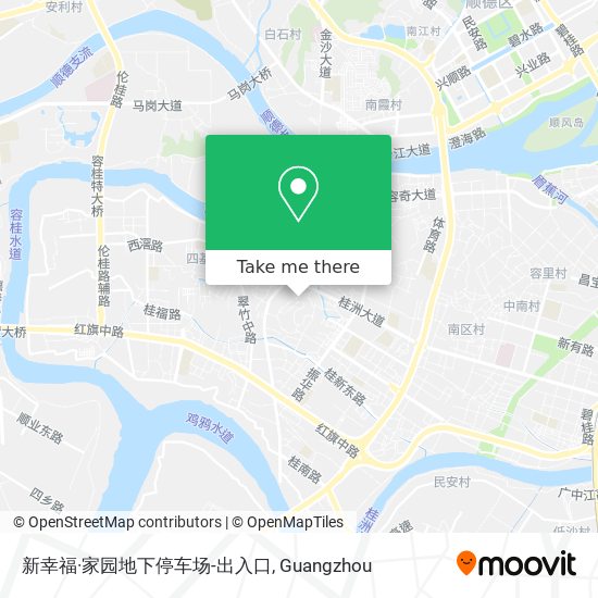 新幸福·家园地下停车场-出入口 map