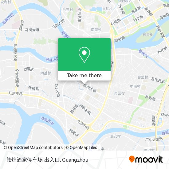 敦煌酒家停车场-出入口 map