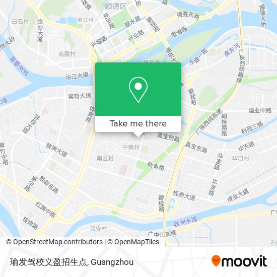 瑜发驾校义盈招生点 map