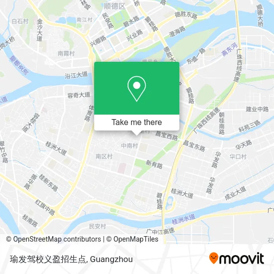 瑜发驾校义盈招生点 map