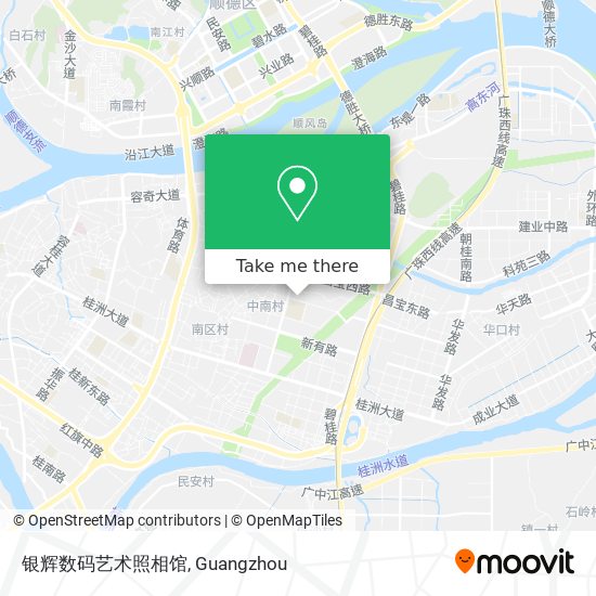 银辉数码艺术照相馆 map