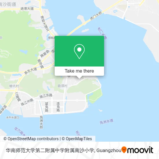 华南师范大学第二附属中学附属南沙小学 map