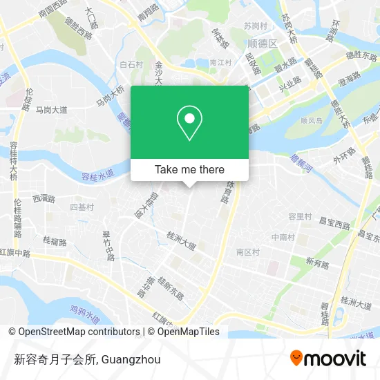 新容奇月子会所 map
