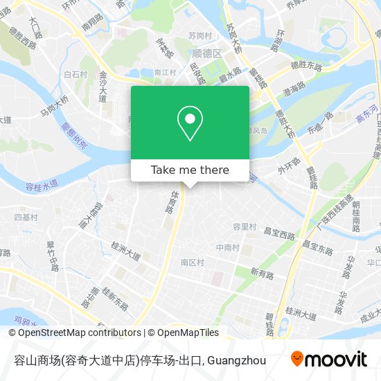 容山商场(容奇大道中店)停车场-出口 map