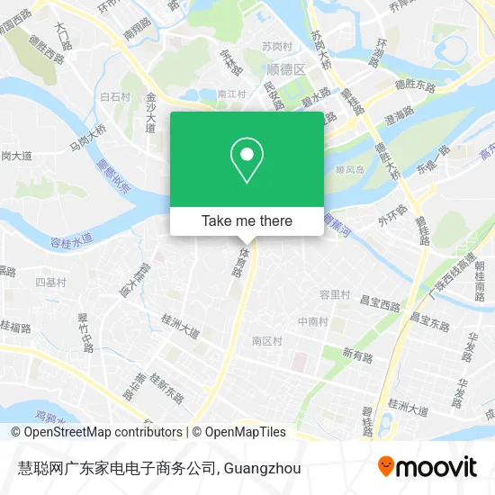 慧聪网广东家电电子商务公司 map