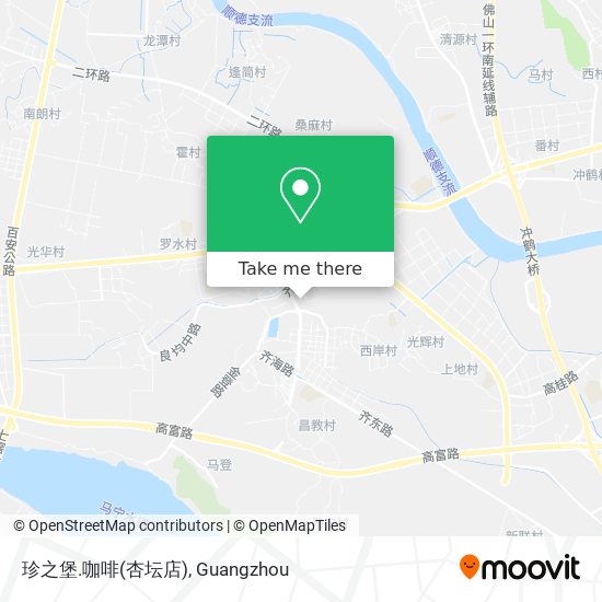 珍之堡.咖啡(杏坛店) map