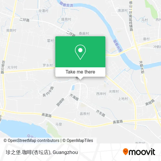珍之堡.咖啡(杏坛店) map