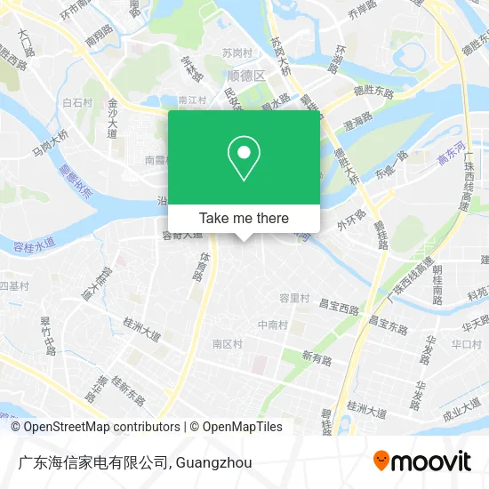 广东海信家电有限公司 map