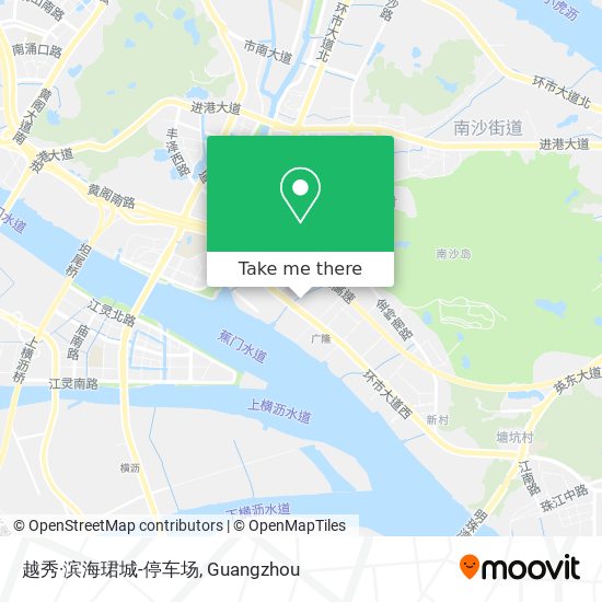 越秀·滨海珺城-停车场 map