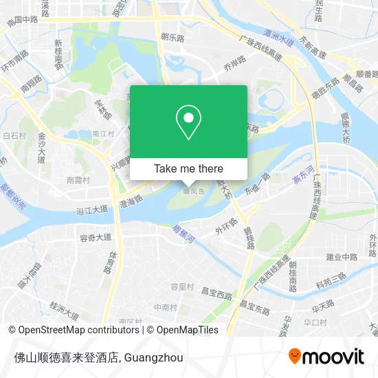 佛山顺德喜来登酒店 map
