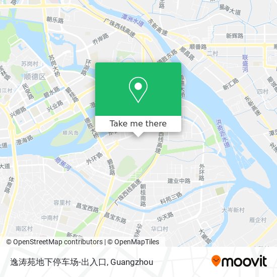 逸涛苑地下停车场-出入口 map