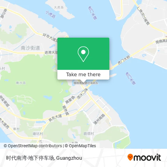 时代南湾-地下停车场 map