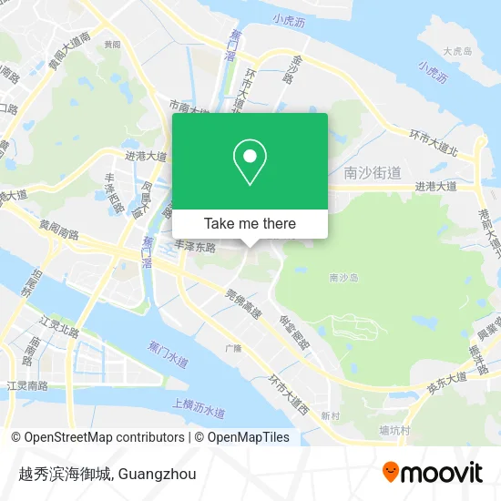 越秀滨海御城 map