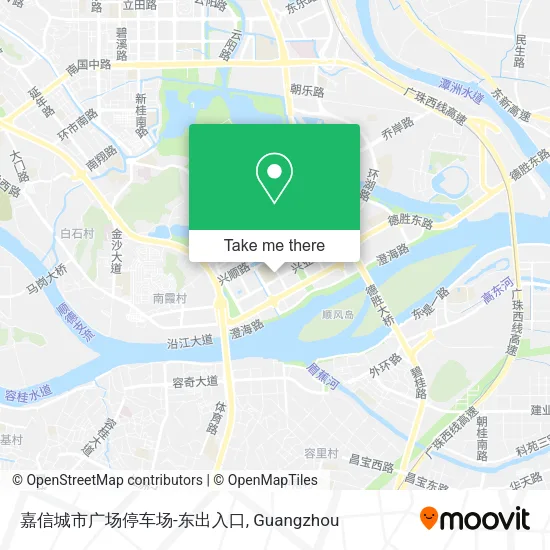 嘉信城市广场停车场-东出入口 map