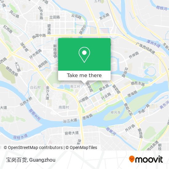 宝岗百货 map