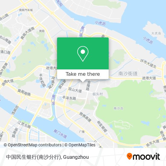 中国民生银行(南沙分行) map