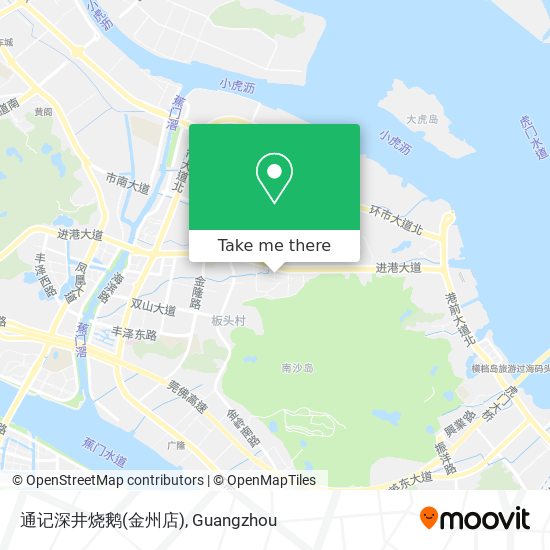通记深井烧鹅(金州店) map