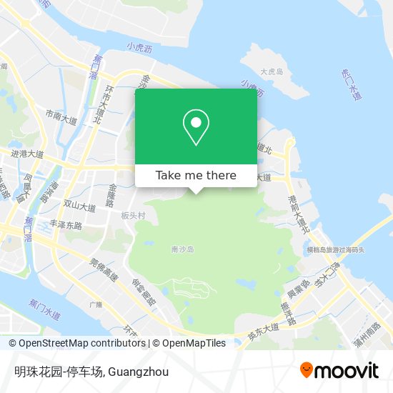 明珠花园-停车场 map