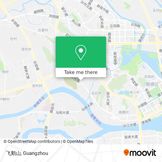 飞鹅山 map