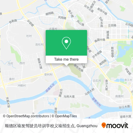 顺德区瑜发驾驶员培训学校义瑜招生点 map