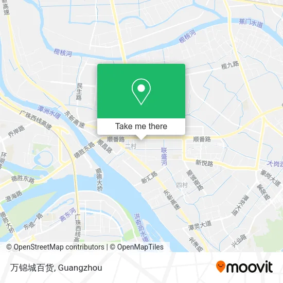 万锦城百货 map
