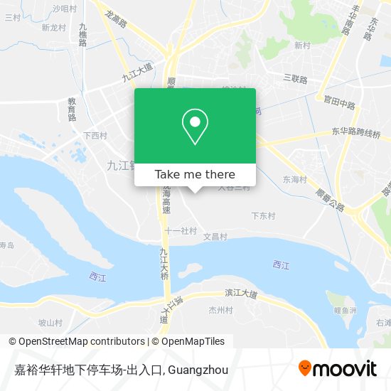 嘉裕华轩地下停车场-出入口 map