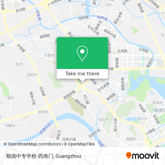 顺德中专学校-西南门 map