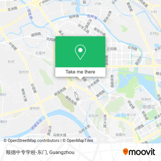 顺德中专学校-东门 map