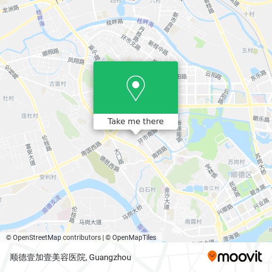 顺德壹加壹美容医院 map