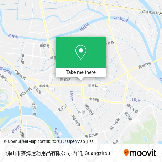 佛山市森海运动用品有限公司-西门 map