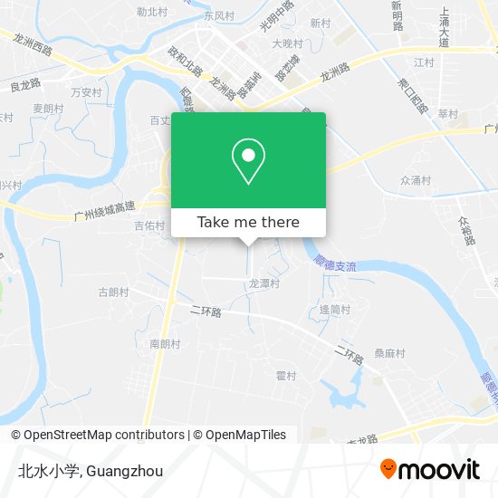 北水小学 map