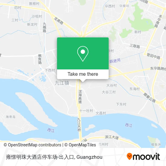 雍憬明珠大酒店停车场-出入口 map